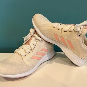 Adidas Edge Lux4 Women's Cream and Pink Sneakers
